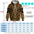 thumbnail image 5 of QTAGTESS Leopard Print Hoodie for Men Y2K Cheetah Graphic Pullover Sweatshirt, 5 of 8