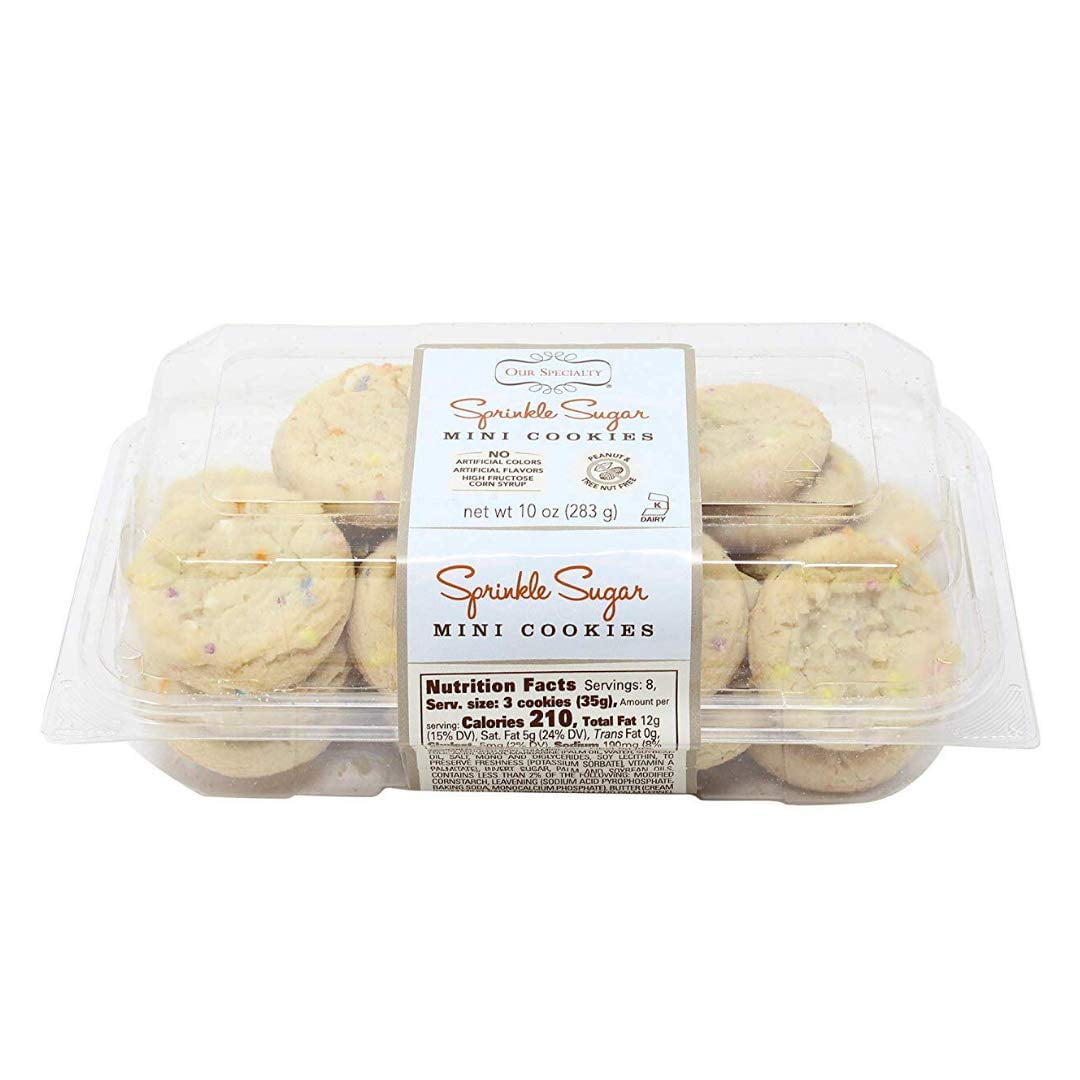 Our Specialty Mini Sugar Cookies with Sprinkles, 2 Pack
