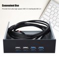thumbnail image 1 of USB Optical Drive Bay, Full Compatibility 19 Pin/9Pin 5.25 Inch Convenient Metal Optical Drive Bay  For General Purpose For Professional Use, 1 of 8