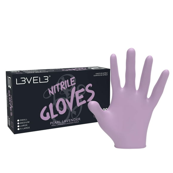 Guantes desechables L3 Nivel 3 sin látex de nitrilo (100 unidades)
