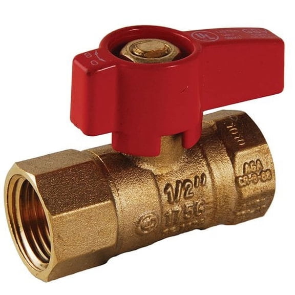 Avalon Gas Valve 3/8" Male Flare x 1/2" FIP