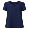 thumbnail image 1 of Blusa George para Mujer, Manga Corta Marino Talla M, 1 of 4
