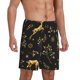 thumbnail image 2 of Fotbe Christmas Gold Deers1 Pantalones Cortos de Pijama para Hombre, Ropa de Dormir, Pantalones de Pijama Cortos para Hombre-4X-Large, 2 of 6