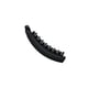 thumbnail image 1 of Qarigey Pinzas de plátano grandes, tocados coloridos, Clip de soporte de cola de caballo ligero mate con pinza de pelo grueso de primavera Cuidado del cabello Negro, 1 of 6
