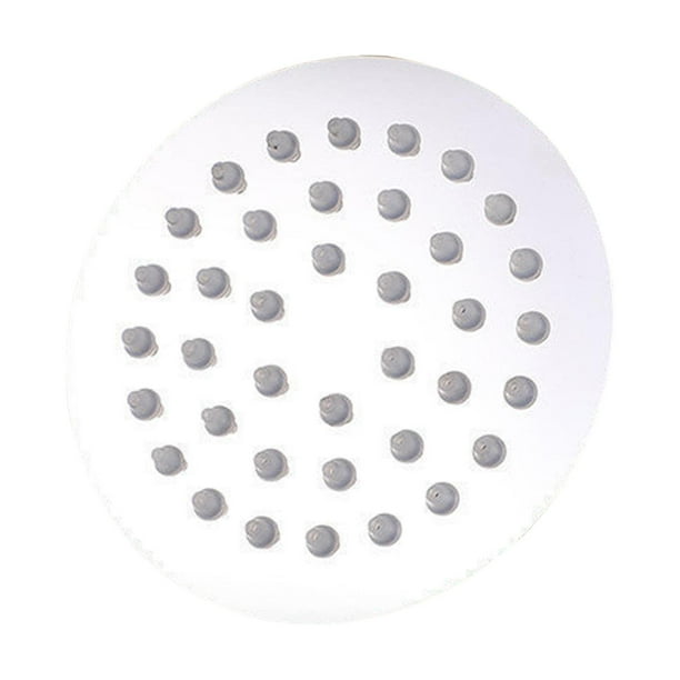 Cabezal de ducha tipo lluvia, ajustable, alto flujo, fácil instalación, ducha de baño, cabezal de ducha tipo lluvia para inodoro, hotel, baño en casa, 10cm