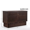 thumbnail image 4 of Clover Queen Size Murphy Bed Cabinet with Storage & Charging Ports, 4 of 5