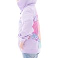 thumbnail image 6 of Disney Princess Toddler Girl Little Mermaid Ariel Full-Zip Hoodie with Front & Back Graphics, Sizes 12M-5T, 6 of 8