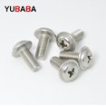 thumbnail image 2 of 20PCS M2 M2.5 M3 M4 M5 DIN967 Nickel plating Cross recessed pan head screws with collar For Computer Floppy DVD ROM Motherboard, 2 of 4