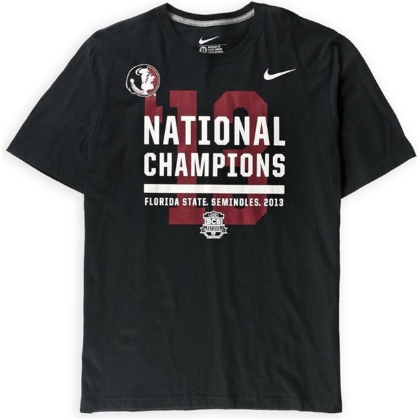 Nike Mens 2014 BCS Campeonato gráfico playera, negro, grande Nike Camiseta gráfica