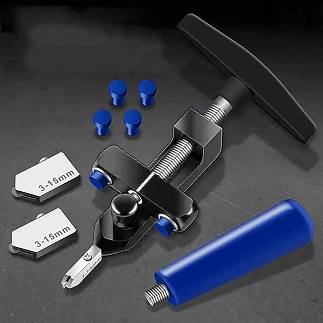 Glass Cutter Tool - Steel Alloy Cutter Wheel, Ergonomic T-Handle Design, Manual Push Cutting Tool for Ceramic Tiles, Glass, and Mirrors