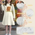 thumbnail image 6 of DISNIMO Highland Cow Dress Girls Long Sleeve Skater Dresses Kids 11-12 Dresses with Collars for Girls Animal Dress Kids Casual Fall Dress Children Skater Dress Girl Button Dress Teen Midi Dress Kid, 6 of 7