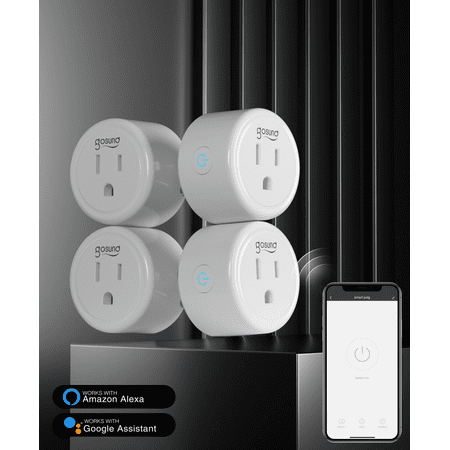 Gosund Wi-Fi Smart Plug 10A WP5-4 (4 Pack)