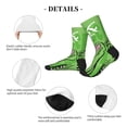 thumbnail image 4 of Xecao CROCODILE HEAD Print Crew Socks for Men and Women, Men's Soft Moisture-wicking Sock, 4 of 7