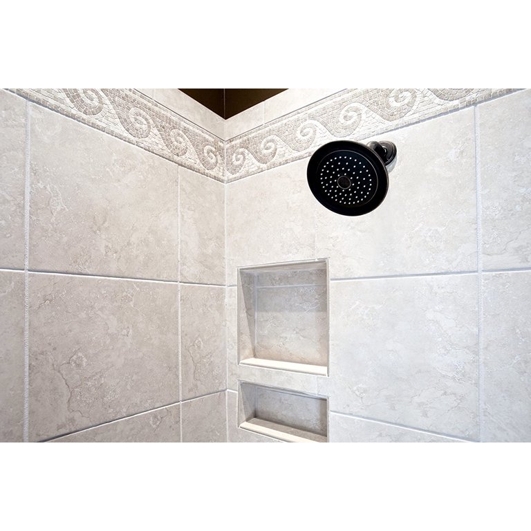 USA EZLRN Nicchia Doccia In Incasso 35,6x55,9 Cm – Pronta Per Piastrelle, Impermeabile, Shampoo Saponette