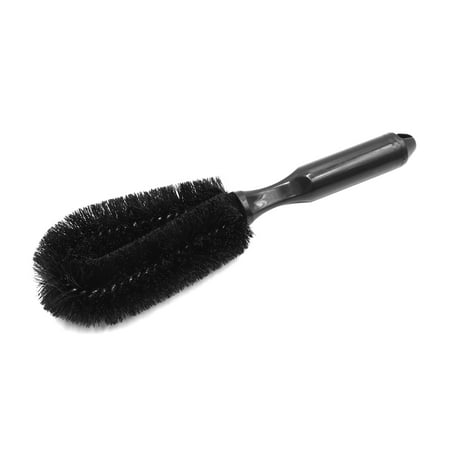 Black Wheel U-Shaped Cleaner Tire Rim Brush Washing Cleaning Tool for Auto