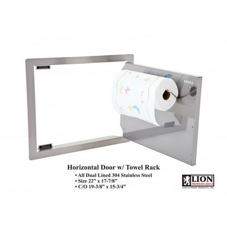 - Lion Premium Grills Horizontal Door with Towel Rack