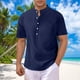 thumbnail image 1 of pstuiky Camisas de vestir de manga corta para hombre, Camisa informal de manga corta con botones y ventilación para hombre ropa de hombre s, 1 of 8