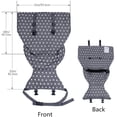 thumbnail image 2 of Asiento para trona de viaje portátil Easy Seat (gris), asiento para niños pequeños ajustable, seguro y lavable, tela cómoda, cabe en su bolso, 2 of 5
