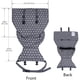 thumbnail image 2 of Trona de viaje (gris) Asiento fácil portátil - Silla elevadora para niños, funda de asiento para trona para niños pequeños - Ajustable, segura, lavable - Fácil de llevar en el bolso, 2 of 5