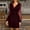 X-312Wine, variant on YMNXA Women's Dress Long Sleeve V Neck Mesh Sequins Retro Style Elegant Comfortable Dresses For Casual Daily Wear And Party Black L