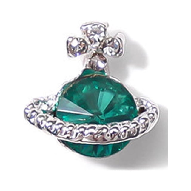 FloreceBien Abalorios de diamantes de imitación para uñas, diseño de planeta 3D, aleación de diamantes de imitación, cristales de gemas, joyería de manicura, decoración de uñas, adorno de manicura