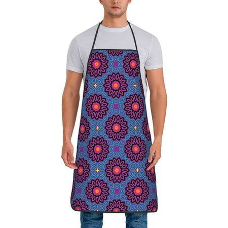 

Vintage decorative pattern background (13) Aprons for Women Men Waterproof Apron Kitchen Chef Cooking BBQ