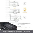 thumbnail image 2 of XTWEEX Soft Roll Up Truck Bed Tonneau Cover Fits 2015-2023 Ford F150 Styleside Double Cab/Crew Cab (SuperCrew) 8 ft Bed Black, 2 of 8