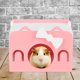 thumbnail image 3 of Mini casa para mascotas pequeñas, nido para dormir, forma bonita para conejillo de indias, erizo, hámster (rosa), 3 of 5