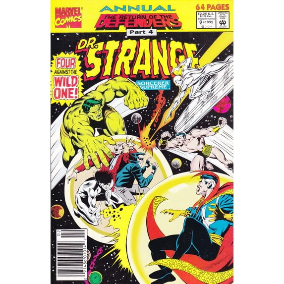 Doctor Strange: Sorcerer Supreme Annual #2 (Newsstand) VF ; Marvel Comic Book