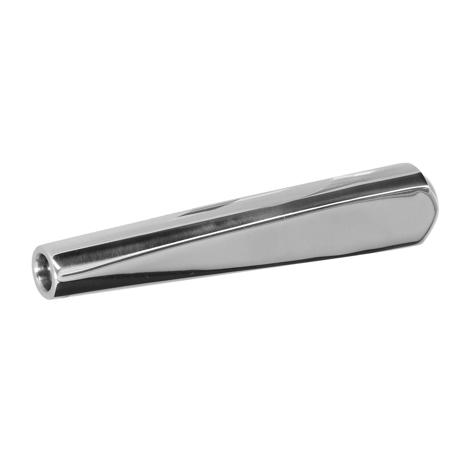 M Buder 3/8 Inch Thread Stainless Steel Beer Tap Handle Replacement, Heavy Duty Draft Beer Kegerator Faucet Handle Keg Accessory for Home Bar, Silver (10 inches / 25.4 cm)