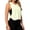 Yellow, variant on TrendOFT Womens Yoga Tops Sleeveless Sun Protection Cooling Gym Workout Activewear Casual Daily Wear Active Top Black L