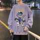 thumbnail image 2 of Sudadera con capucha y cuello redondo con estampado de astronauta espacial de anime para hombre, moda de otoño, estilo hip hop, ropa de calle de gran tamaño Y2K, 2 of 5