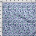 thumbnail image 4 of oneOone Cotton Cambric Medium Blue Fabric Floral Sewing Craft Projects Fabric Prints By Yard 42 Inch Wide-RV, 4 of 4