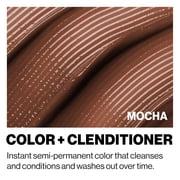 Keracolor Semi Permanent Hair Dye 3 in 1 Clenditioner, Mocha, 12 fl oz