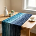 thumbnail image 4 of Gradient Crinkle Sheer Gauze Table Runner, Soft Flowy Draping Design, Foldable Reusable Halloween Table Accent, Multi Tone Runner for Wedding Birthday Cake Table Decoration, 4 of 6