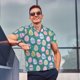 thumbnail image 4 of Fotbe Colorful Easter eggs Camiseta Polo de Golf para Hombre con Estampado – Camisa Deportiva Transpirable con Cuello Abotonado-Medium, 4 of 6