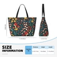 thumbnail image 4 of KdxioBerries and Flowers for Beach Bag for Women Large Beach Tote Bag Waterproof Sandproof Swim Bag with Zipper Pockets Beach Vacation Travel, 4 of 7