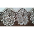 thumbnail image 2 of Doily Boutique Square Doily with Cocoa and Antique White Lace Roses with Antique Fabric, Size 12 inches, 2 of 4