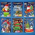 thumbnail image 3 of Pegatinas navideñas de alce y muñeco de nieve para ventana, para el hogar calcomanía de puerta de cristal, decoración de Feliz Año Nuevo, 2023, 3 of 4