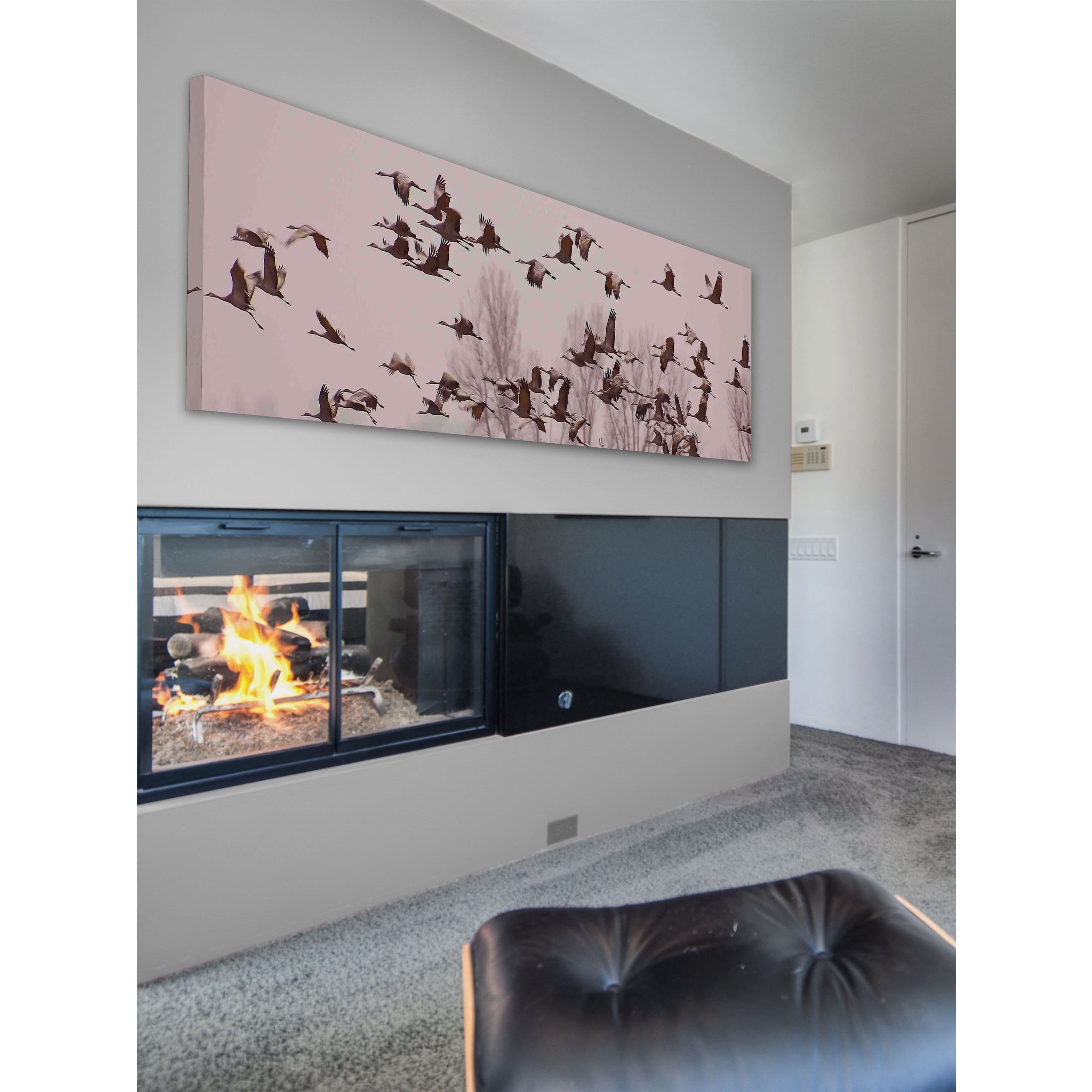 Marmont Hill "Cranes Across the Sky" Painting Print on Canvas