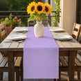 thumbnail image 2 of Table Runner Dresser Scarves 90 Inch Long,Purple Watercolor Solid Color Linen Dining Table Runners, 2 of 9