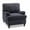 Navy Blue, variant on Clarendon Navy Blue Polyester Fabric Upholstered Transitional Arm Chair