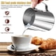 thumbnail image 4 of Jarra de leche, vaporizador manual de acero inoxidable de 350 ml + 600 ml, vaporizador de leche con crema para café Adepaton LL-0908, 4 of 6