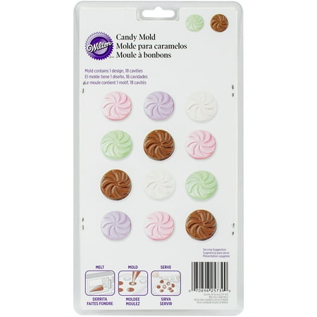 Candy Mold-Wedding Mint 16 Cavity (1 Design), Pk 6, Wilton