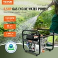 thumbnail image 2 of VEVOR Gasoline Engine Water Pump Gas Powered Transfer Pump 2 in 6.5HP 4-Stroke, 2 of 9
