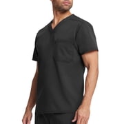 Scrubstar Men's Ultimate Stretch Antimicrobial Fabric Technology V-Neck Tuck In Scrub Top WD854A