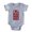Heather Grey, variant on CafePress - I Will Read More Books - Cute Infant Baby Football Bodysuit