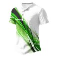 thumbnail image 2 of Mens Casual Pantalones Cortos Impresos Cuello Redondo Suéter Deportes Tee, Fitness Y Casual Hombres Camisetas, 2 of 5