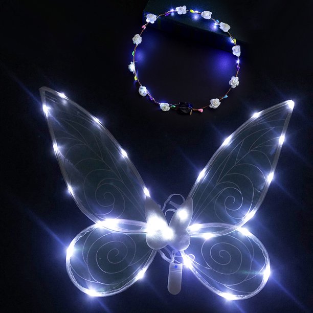Vestir Alas de ángel Puesta en escena Niños Niñas Alas de ángel de hadas Favores de fiesta Hugtrwg Para estrenar
