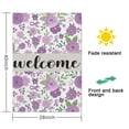 thumbnail image 5 of Spring Summer Multicolored Flower Leaves Garden Flag 28x40 Inch Double Side for Outdoor Courtyard Garden Decor Flowers Welcome Holiday Flag for Outside Decoration, 5 of 6
